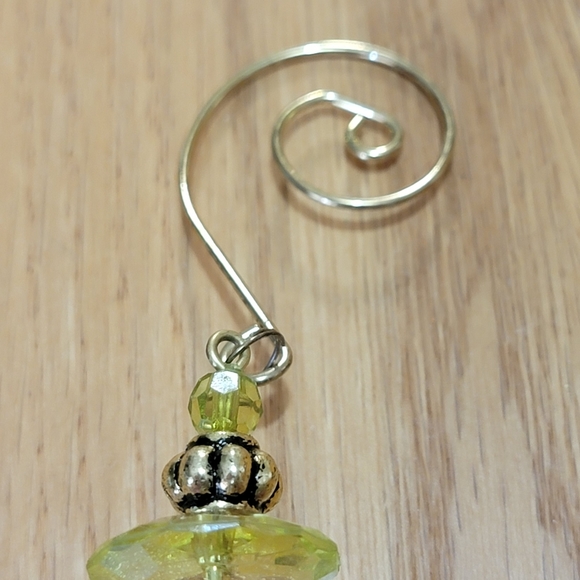 Vintage Lot of 6 Faux Jewel Hanging Star Christmas Ornaments - Picture 5 of 9